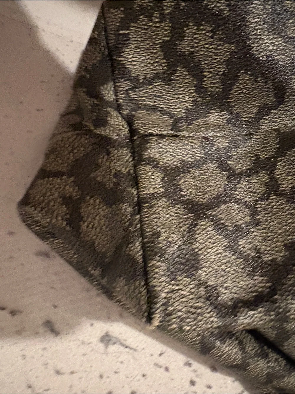 Ysl Olive Brown Patterned Weekender Bag vintage